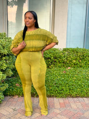 Crushed Comfort Set (Olive Mustard)