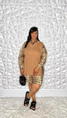 Leopard Shirt Dress