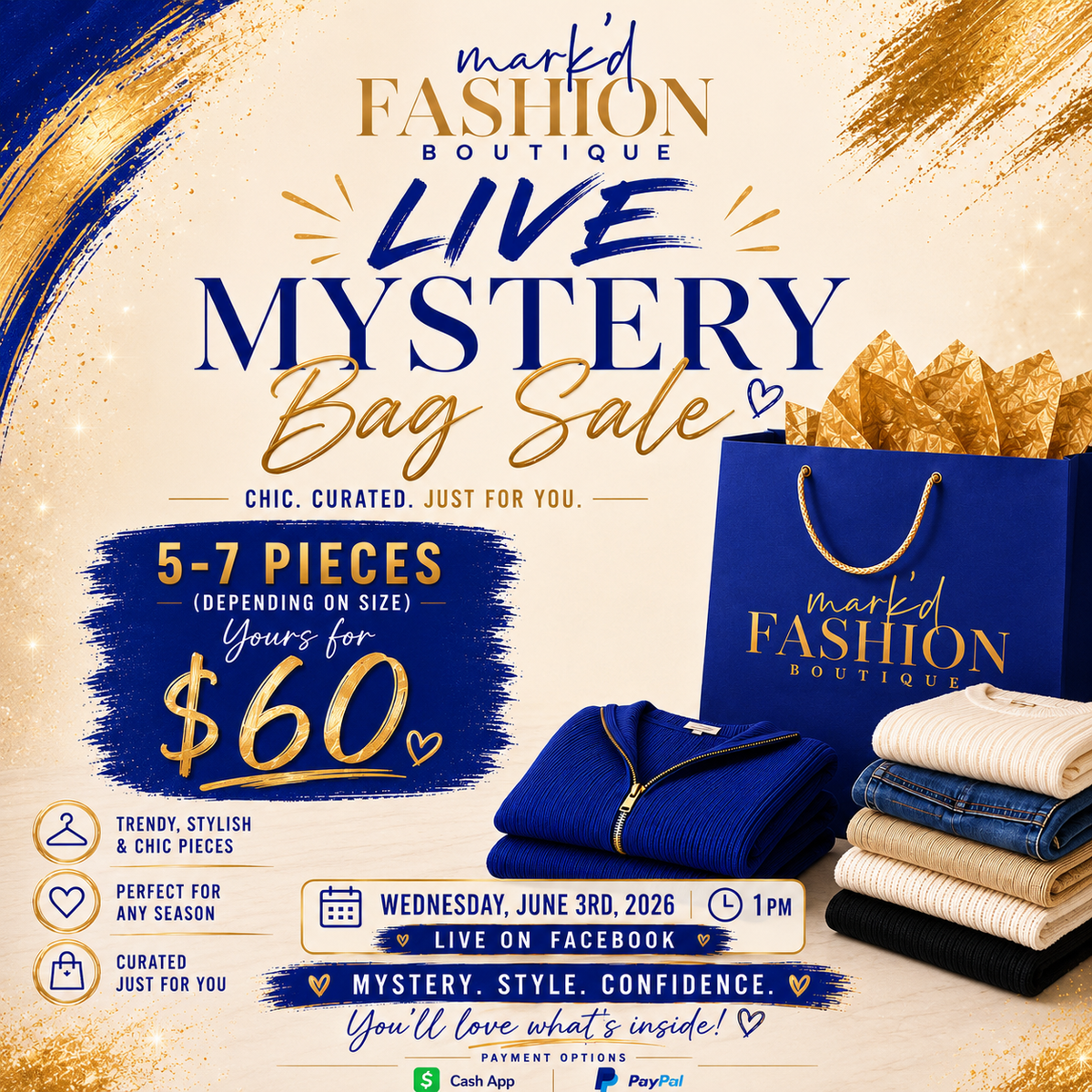 $60 Mystery Bag Sale