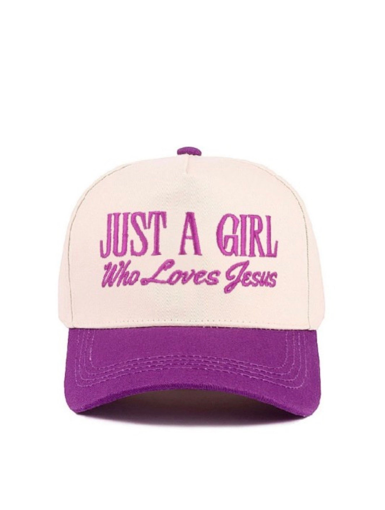 Just A Girl Who Loves Jesus (Purple)