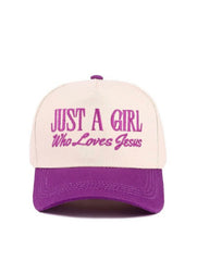 Just A Girl Who Loves Jesus (Purple)