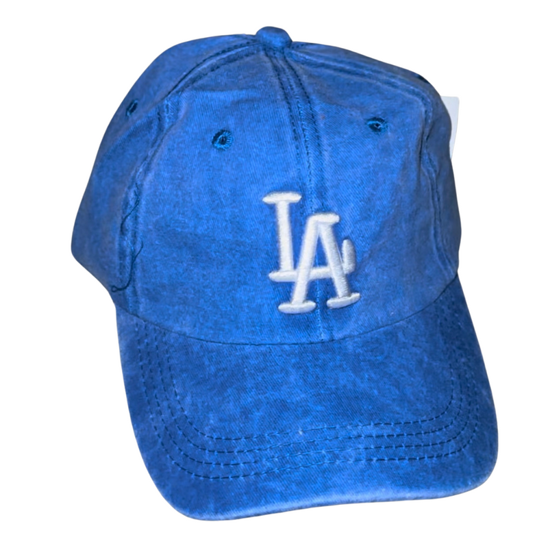 LA Baseball Hat--Royal Blue