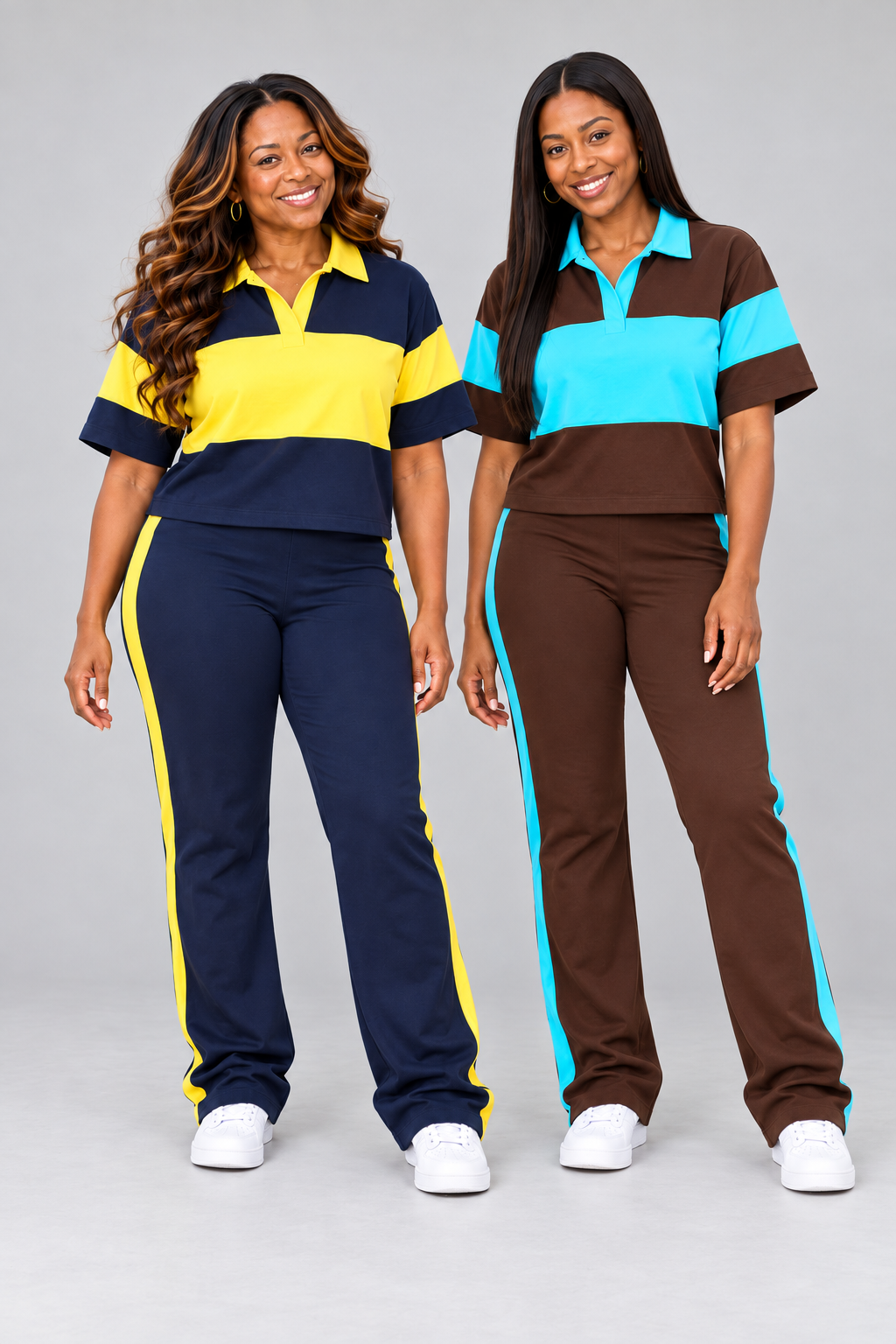 2 Varsity Set Bundle | Brown + Navy